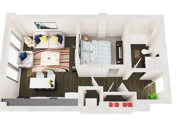 Property at 241 E Kellogg Blvd Unit 206, St Paul, MN, 55101, 1 bed, 1 bath, [object Object]