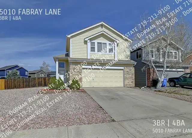 Property at 5010 Fabray Ln, Colorado Springs, CO, 80922, 3 beds, 3.5 baths, [object Object]