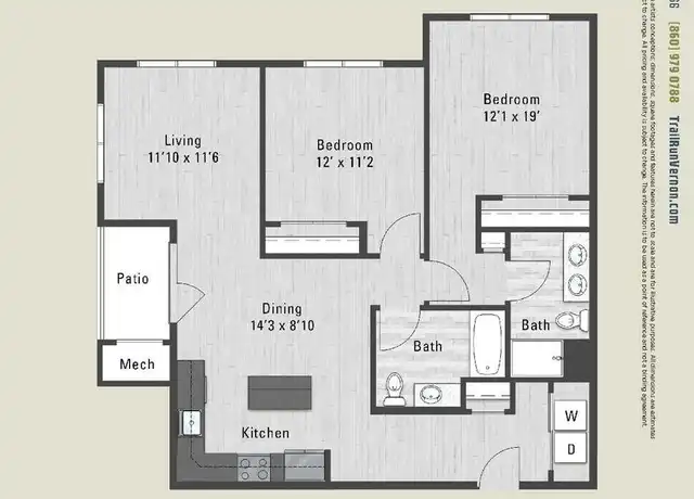 Property at 2 Trail Run Unit 9303, Vernon, CT, 06066, 2 beds, 2 baths, [object Object]