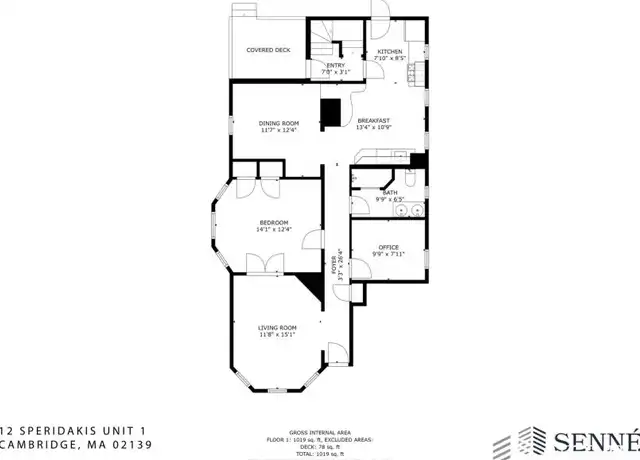 Property at 12 Speridakis Ter, Cambridge, MA, 02139, 2 beds, 1 bath, [object Object]