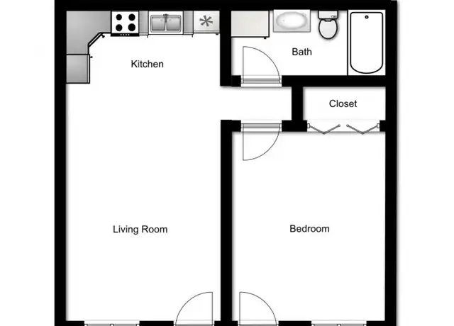 Property at 2107 Grandview Ave #9, Muscatine, IA, 52761, 1 bed, 1 bath, [object Object]
