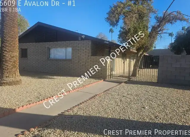 Property at 6609 E Avalon Dr Unit 1, Scottsdale, AZ, 85251, 2 beds, 1 bath, [object Object]