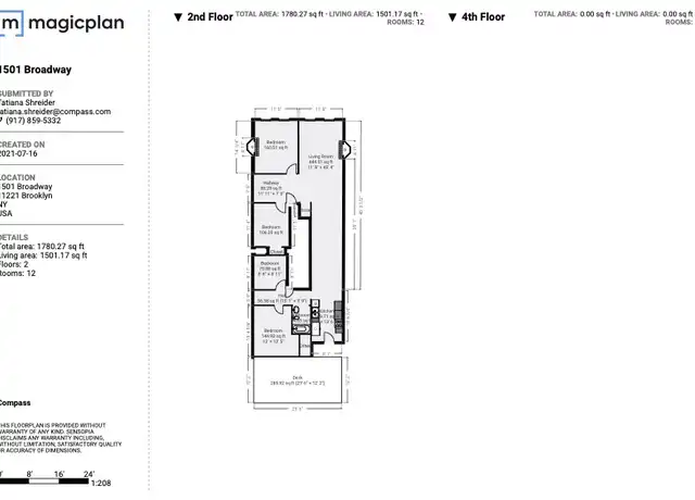 Property at 1501 Broadway Unit 2, Brooklyn, NY, 11221, 4 beds, 1 bath, [object Object]