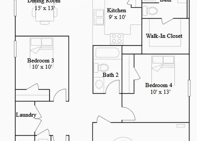 Property at 11002 W Hidden Point St, Star, ID, 83669, 4 beds, 2 baths, [object Object]
