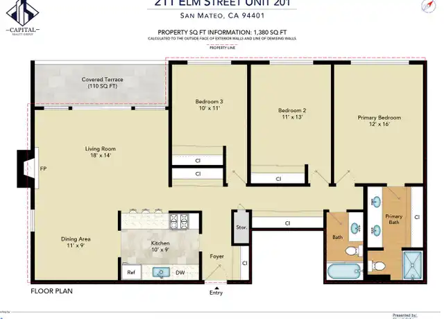 Property at 211 Elm St, San Mateo, CA, 94401, 3 beds, 2 baths, [object Object]