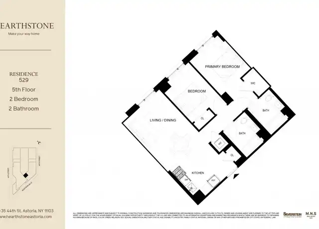 Property at 34-35 44th St Unit 529, Astoria, NY, 11101, 2 beds, 2 baths, [object Object]
