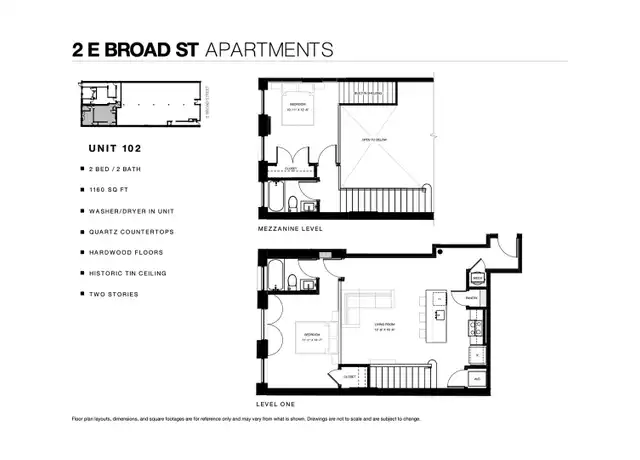 Property at 2 E Broad St Unit 102, Richmond, VA, 23220, 2 beds, 2 baths, [object Object]