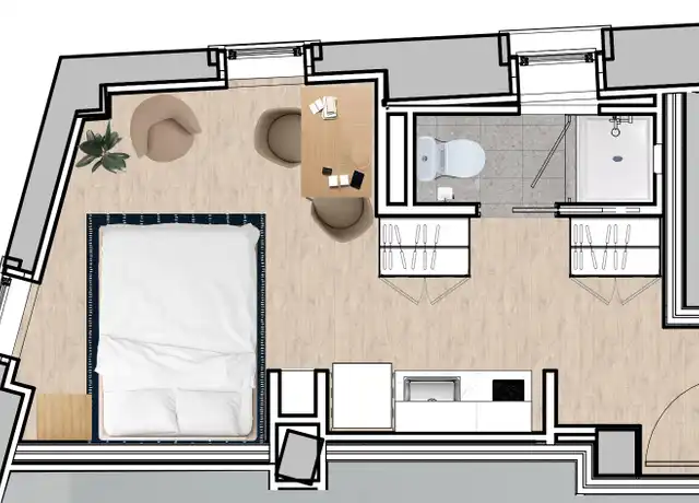 Property at 1127 Harrison Ave Unit 214, Boston, MA, 02119, 0 beds, 1 bath, [object Object]