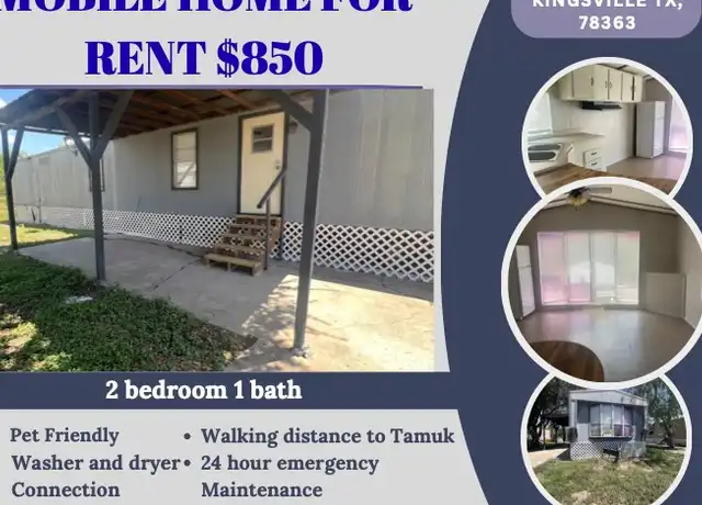 Property at 1700 N 1st St Unit 1608 Lakey, Kingsville, TX, 78363, 2 beds, 1 bath, [object Object]