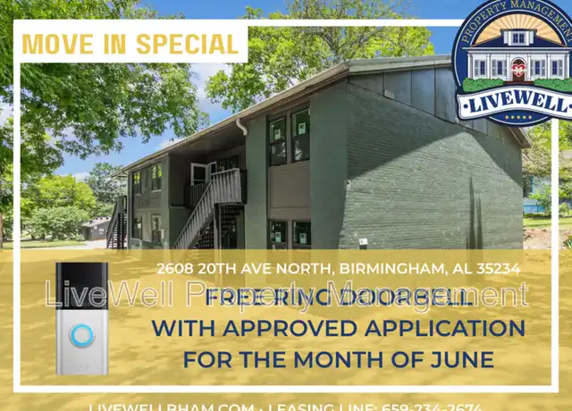 Property at 2608 20th Ave N Unit 5, Birmingham, AL, 35234, 2 beds, 1 bath, [object Object]