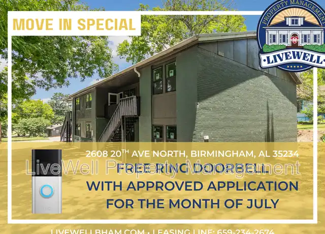 Property at 2608 20th Ave N Unit 5, Birmingham, AL, 35234, 2 beds, 1 bath, [object Object]