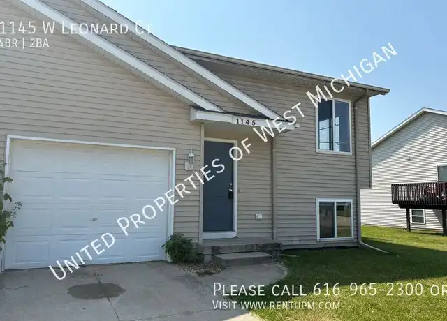 Property at 1145 W Leonard Ct, Walker, MI, 49534, 4 beds, 2 baths, [object Object]