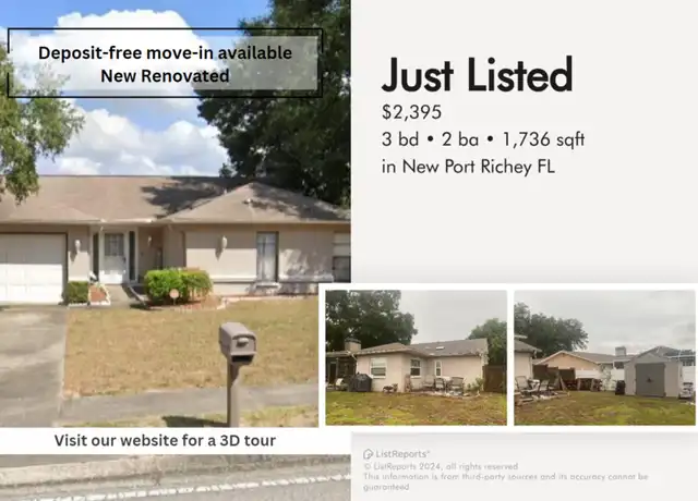 Property at 7337 Orchid Lake Rd, New Port Richey, FL, 34653, 3 beds, 2 baths, [object Object]