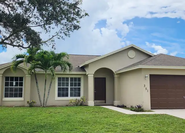 Property at 351 SW Feldman Ave, Port Saint Lucie, FL, 34953, 3 beds, 2 baths, [object Object]