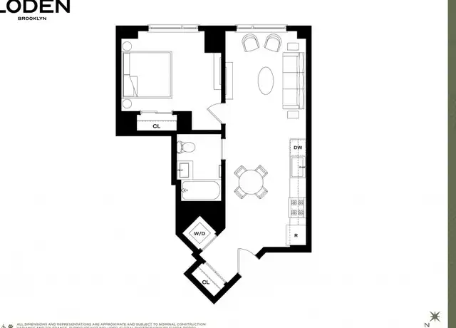 Property at 54 Crown St Unit 218, Brooklyn, NY, 11225, 1 bed, 1 bath, [object Object]