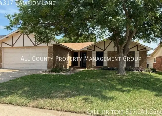 Property at 4317 Campion Ln, Fort Worth, TX, 76137, 3 beds, 2 baths, [object Object]