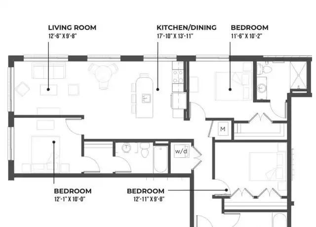 Property at 2323 Howard St Unit HW-305, Omaha, NE, 68102, 3 beds, 3 baths, [object Object]