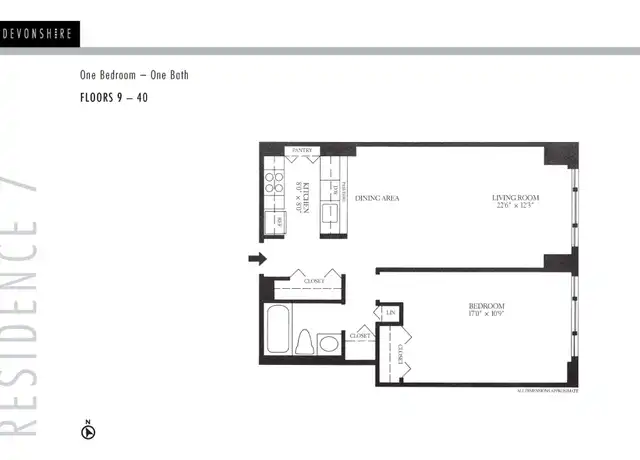 Property at 1 Devonshire Pl Unit 907, Boston, MA, 02109, 1 bed, 1 bath, [object Object]