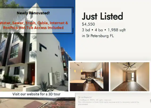 Property at 136 8th St N, Saint Petersburg, FL, 33701, 3 beds, 4 baths, [object Object]