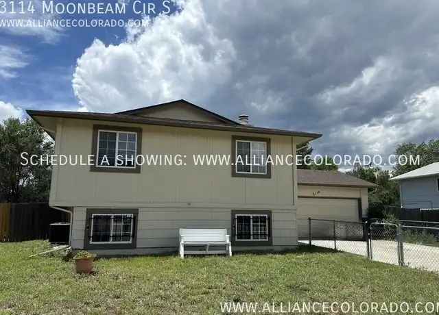 Property at 3114 Moonbeam Cir S, Colorado Springs, CO, 80916, 4 beds, 2 baths, [object Object]