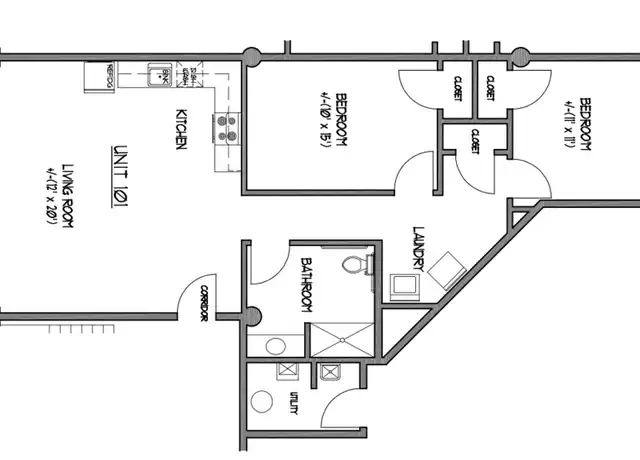 Property at 2327 Texas Ave Unit 101, St. Louis, MO, 63104, 2 beds, 1 bath, [object Object]