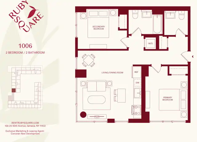 Property at 166-08 90th Ave Unit 1006, Jamaica, NY, 11432, 2 beds, 1.5 baths, [object Object]
