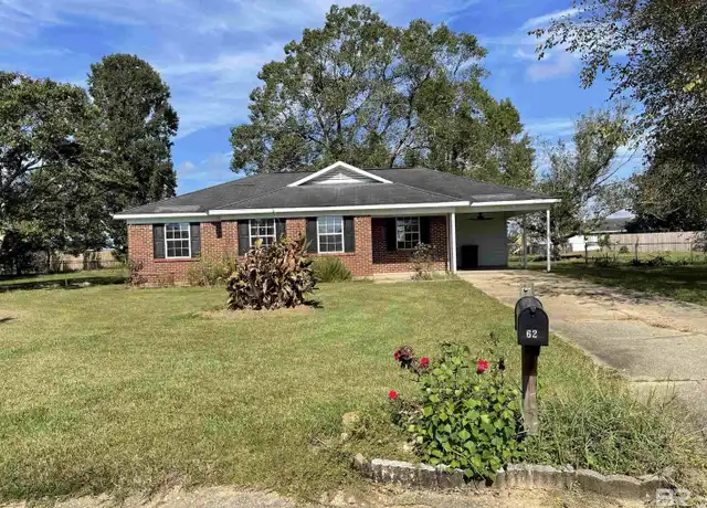 Property at 62 Northgate Cir, Loxley, AL, 36551, 3 beds, 1 bath, [object Object]