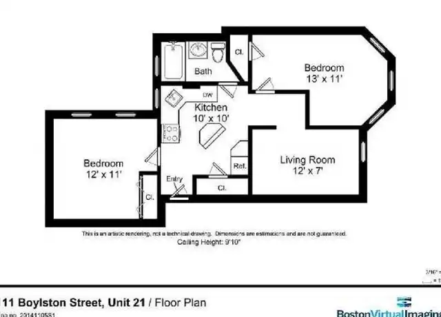 Property at 1121 Boylston St, Boston, MA, 02215, 2 beds, 1 bath, [object Object]