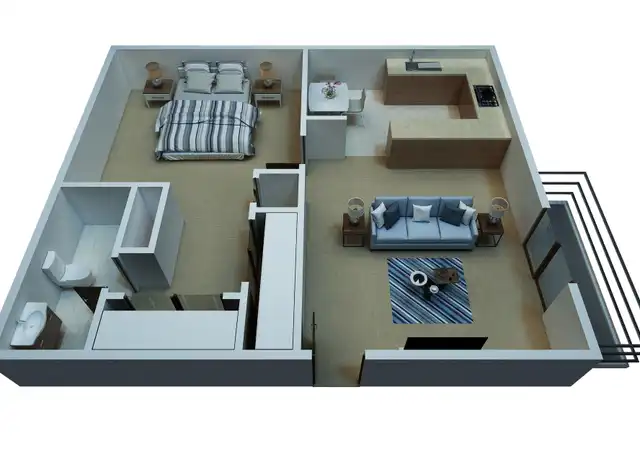 Property at 811 S Fairview St Unit 800E3, Santa Ana, CA, 92704, 1 bed, 1 bath, [object Object]