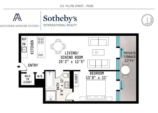 Property at 111 Fulton St #209, New York, NY, 10038, 1 bed, 1 bath, [object Object]