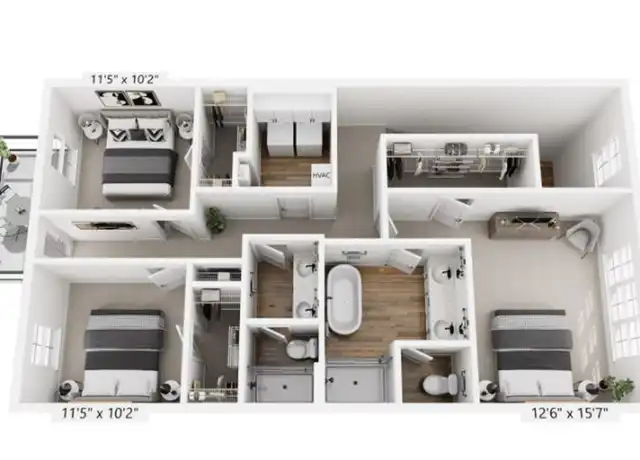 Property at 2773 Prosperity Way Unit 2726, West Lafayette, IN, 47906, 3 beds, 2.5 baths, [object Object]