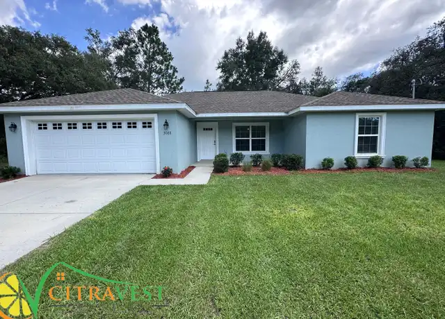 Property at 3088 W Camilo Dr, Citrus Springs, FL, 34433, 4 beds, 2 baths, [object Object]