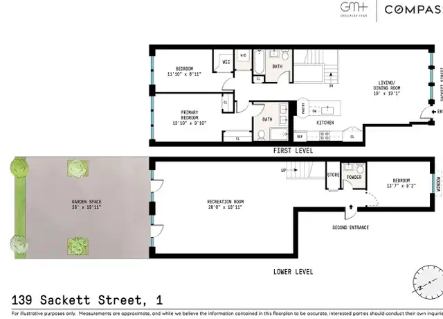 Property at 139 Sackett St #1, Brooklyn, NY, 11231, 3 beds, 2.5 baths, [object Object]