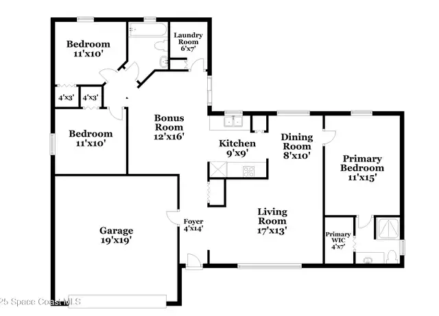 Property at 1619 Canon Ave NW, Palm Bay, FL, 32907, 3 beds, 2 baths, [object Object]