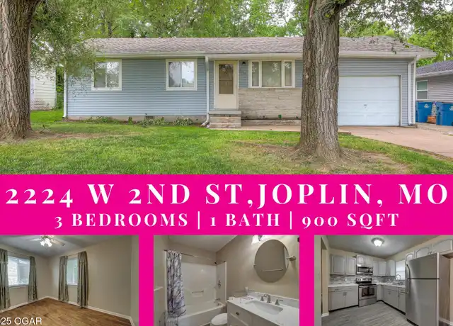 Property at 2224 W 2nd St, Joplin, MO, 64801, 3 beds, 1 bath, [object Object]