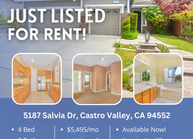 Property at 5187 Salvia Dr, Castro Valley, CA, 94552, 4 beds, 3 baths, [object Object]
