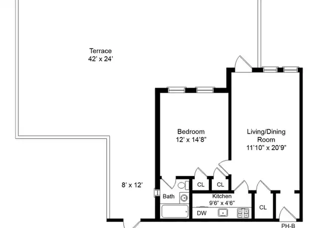 Property at 41 W 72nd St Unit PHB, New York, NY, 10023, 1 bed, 1 bath, [object Object]