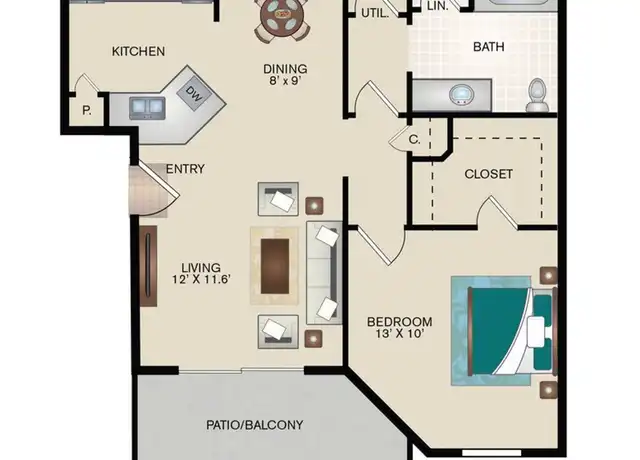 Property at 2115 E Vinson Ave, Harlingen, TX, 78550, 1 bed, 1 bath, [object Object]