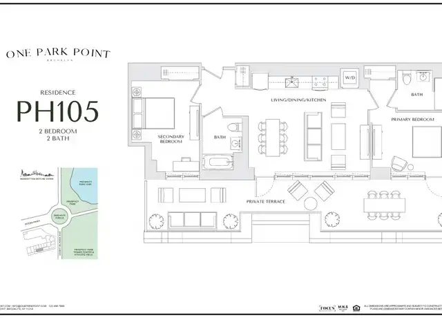 Property at 11 Ocean Pkwy Ph 105, Brooklyn, NY, 11218, 2 beds, 2 baths, [object Object]