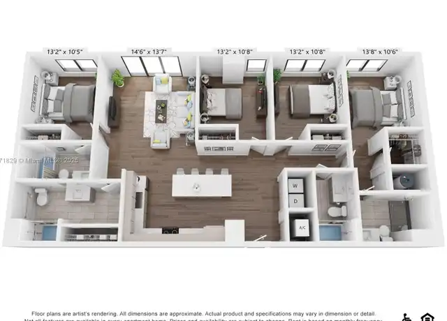 Property at 2800 SW 27th Ter Unit 0317, Miami, FL, 33133, 4 beds, 4 baths, [object Object]