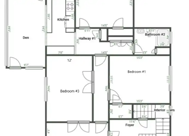 Property at 215 S Cedar Ave Unit AB, Tampa, FL, 33606, 4 beds, 1 bath, [object Object]