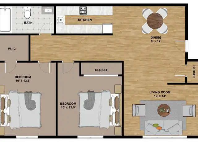 Property at 651 Schiller St Unit 133602, Sun Prairie, WI, 53590, 2 beds, 1 bath, [object Object]