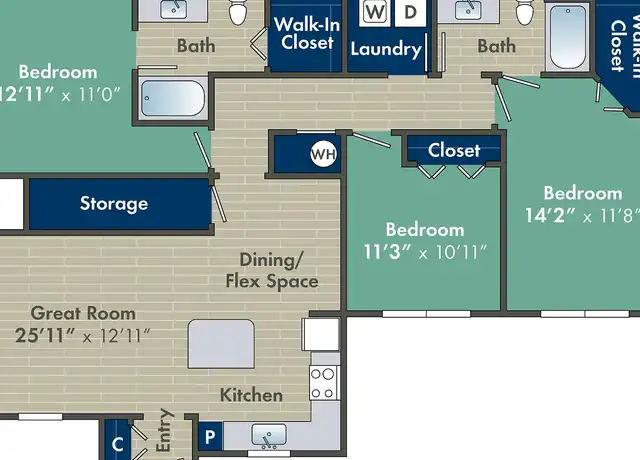 Property at Cottages Cades Cove - 1000 Infinity Dr, Maryville, TN, 37801, 1-3 bed, 1-2 bath, [object Object]