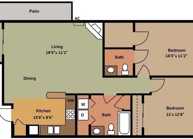 Property at 1300 Walnut St Unit 1330-12, Baraboo, WI, 53913, 2 beds, 1.5 baths, [object Object]