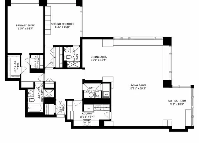 Property at 117 E 57th St Unit 31A, New York, NY, 10022, 2 beds, 2.5 baths, [object Object]