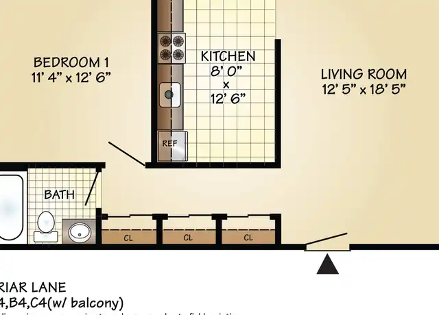 Property at 222 E Westfield Ave Unit C-4, Roselle Park, NJ, 07204, 1 bed, 1 bath, [object Object]