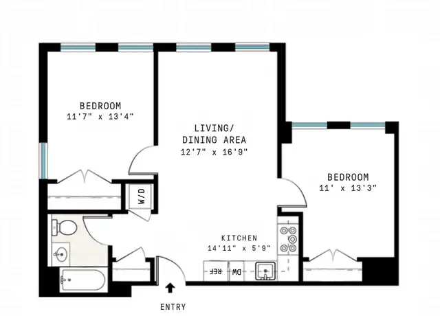 Property at 130 E 177th St Unit 11E, Bronx, NY, 10453, 2 beds, 1 bath, [object Object]