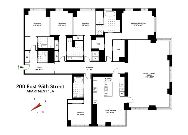 Property at 200 E 95th St Unit 10A, New York, NY, 10128, 5 beds, 4.5 baths, [object Object]
