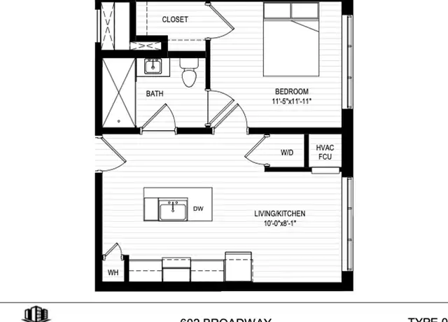 Property at 600 Broadway Unit 604, Chelsea, MA, 02150, 1 bed, 1 bath, [object Object]