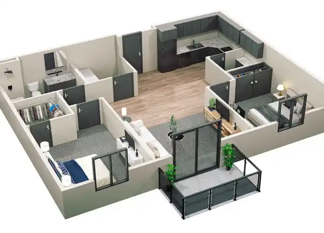 Property at 203 N 5th St Unit 203-2104, Estherville, IA, 51334, 1 bed, 1 bath, [object Object]